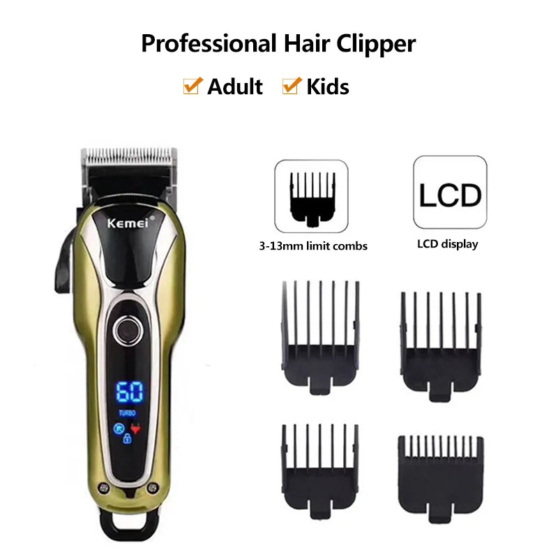 Electric Professional Barber Hair Clipper