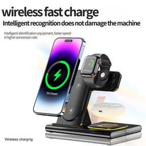 3 in 1 30W Wireless Charger Stand For iPhone