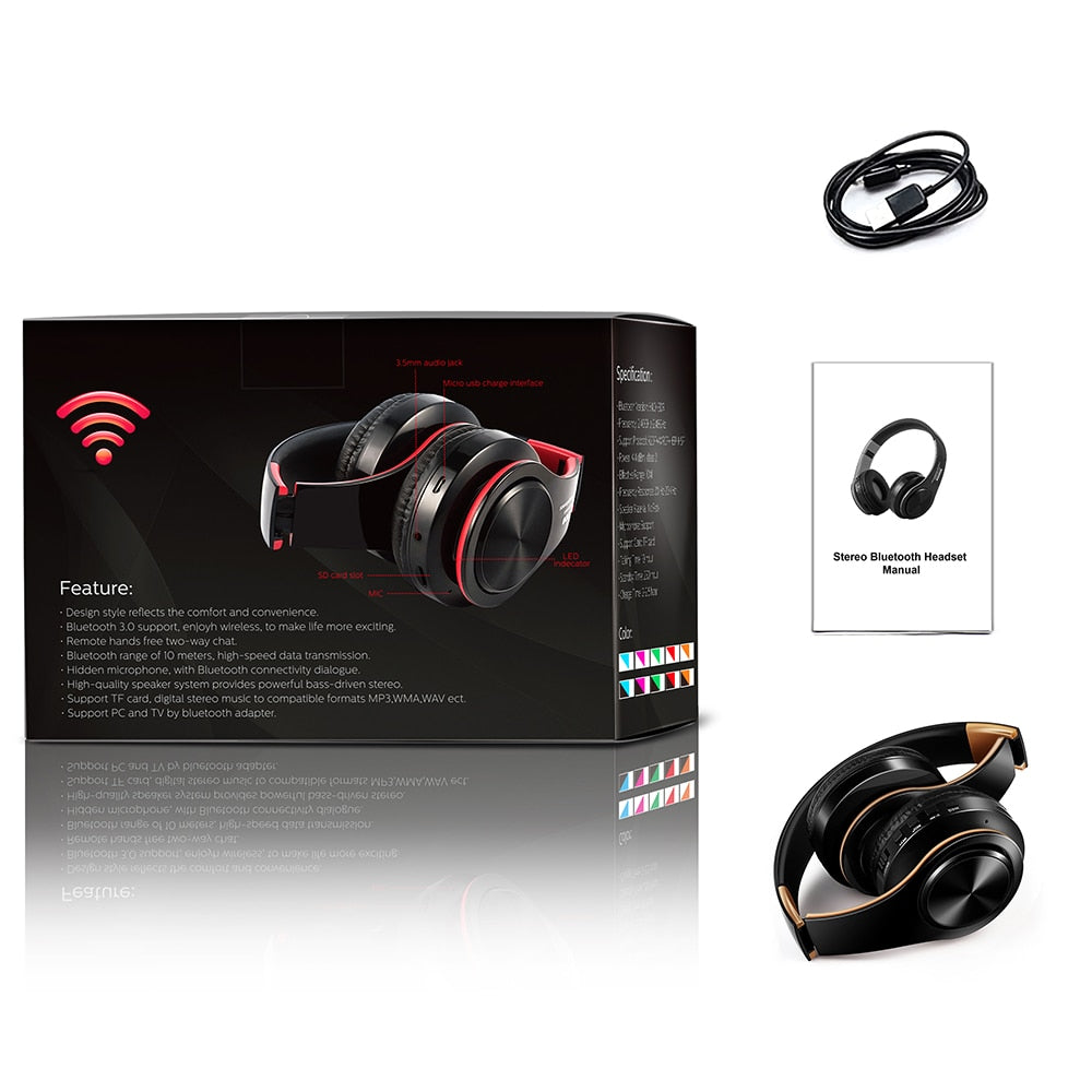 Bluetooth Headphones with Microphone